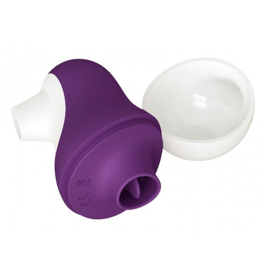 Фиолетовый клиторальный стимулятор Pinguino