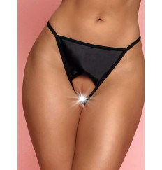 Оригинальные трусики-стринги с интимным доступом