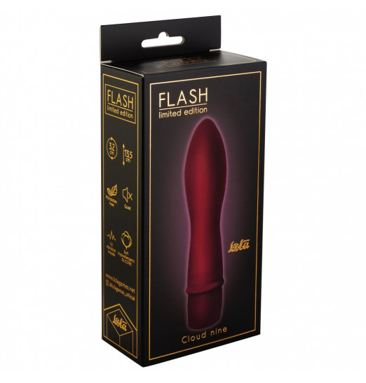 Красный вибратор Cloud Nine - 13,5 см.