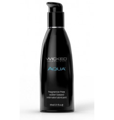 Легкий лубрикант с алоэ на водной основе Wicked AQUA - 60 мл. Легкий лубрикант с алоэ на водной основе Wicked AQUA - 60 мл.