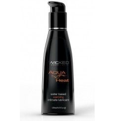 Согревающий лубрикант на водной основе Wicked AQUA HEAT - 120 мл. Согревающий лубрикант на водной основе Wicked AQUA HEAT - 120 мл.