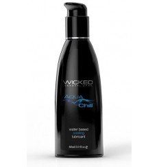 Охлаждающий лубрикант на водной основе Wicked AQUA CHILL - 60 мл. Охлаждающий лубрикант на водной основе Wicked AQUA CHILL - 60 мл.