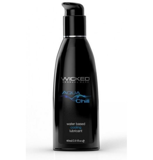 Охлаждающий лубрикант на водной основе Wicked AQUA CHILL - 60 мл.