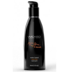 Согревающий лубрикант на водной основе Wicked AQUA HEAT - 60 мл. Согревающий лубрикант на водной основе Wicked AQUA HEAT - 60 мл.