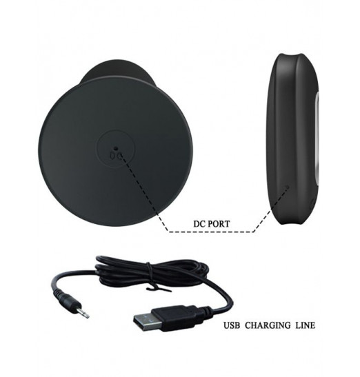 Черная анальная вибропробка Mr.Play с пультом - 11 см.