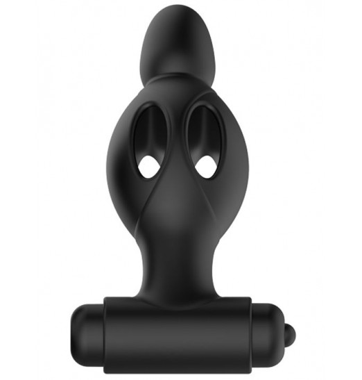 Черная анальная вибропробка Mr.Play - 11,8 см.