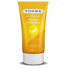 Смазка на водной основе TOREX  Тропический банан  - 50 мл.