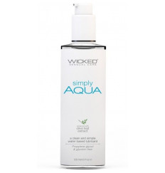 Легкий лубрикант на водной основе Wicked Simply AQUA - 120 мл. Легкий лубрикант на водной основе Wicked Simply AQUA - 120 мл.