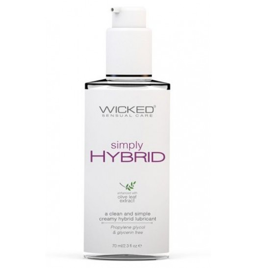 Водно-силиконовый лубрикант Wicked Simply HYBRID - 70 мл.