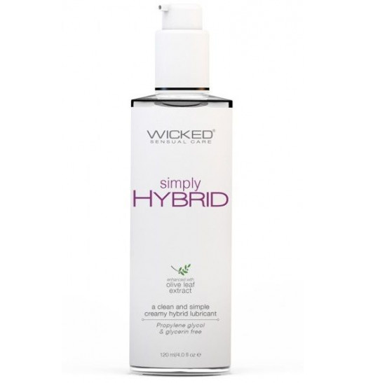 Водно-силиконовый лубрикант Wicked Simply HYBRID - 120 мл.