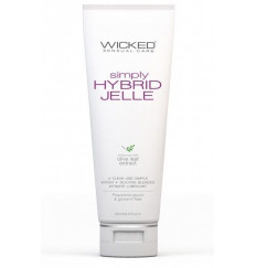 Гель-лубрикант на водно-силиконовой основе Wicked Simply HYBRID JELLE - 120 мл.