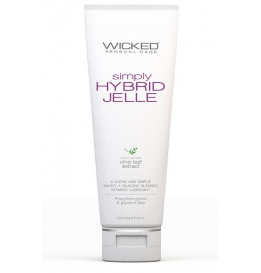 Гель-лубрикант на водно-силиконовой основе Wicked Simply HYBRID JELLE - 120 мл.