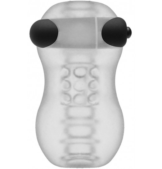 Прозрачный мастурбатор с вибропулей GoodHead Vibrating Helping Head Pro