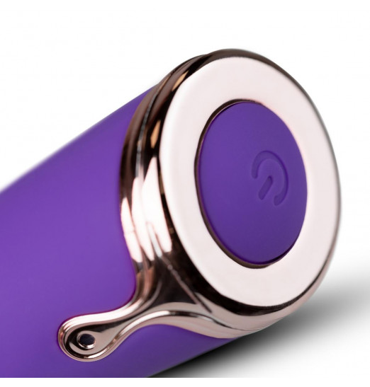 Фиолетовый вибратор-кролик The Princess Butterfly Vibrator - 20,5 см.