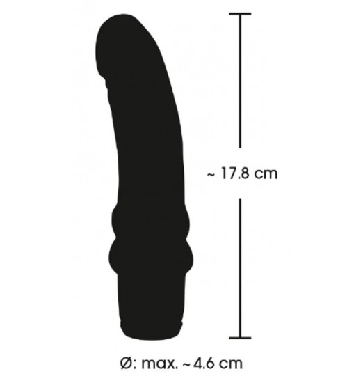 Сиреневый вибратор-реалистик Vibra Lotus - 17,8 см.