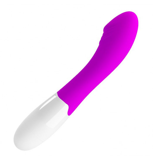 Лиловый вибратор для G-точки Elemental - 19 см. Лиловый вибратор для G-точки Elemental - 19 см.