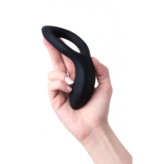 Черное эрекционное кольцо Lovense Diamo