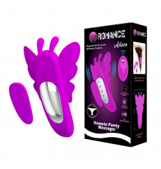 Лиловая вибробабочка в трусики Aileen с пультом ДУ