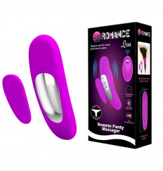 Лиловая вибровкладка в трусики Lisa с пультом ДУ