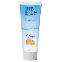 Лубрикант на водной основе BTB Water Based Lubricant с ароматом манго - 75 мл.