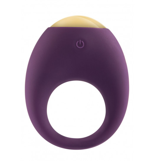 Фиолетовое эрекционное кольцо Eclipse Vibrating Cock Ring
