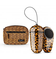 Леопардовое виброяйцо Maha с пультом ДУ