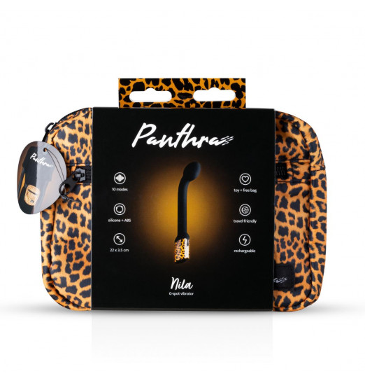 Стильный вибромассажер Nila для G-стимуляции - 21 см.