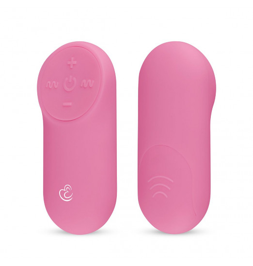 Розовое виброяйцо Vibrating Egg с пультом ДУ