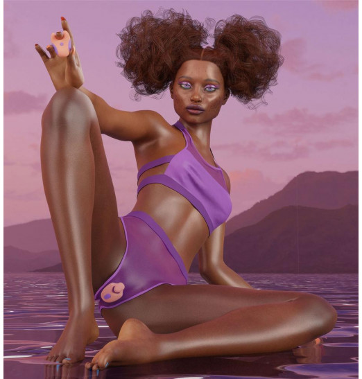 Оранжевый портативный клиторальный вибратор Divvy Оранжевый портативный клиторальный вибратор Divvy