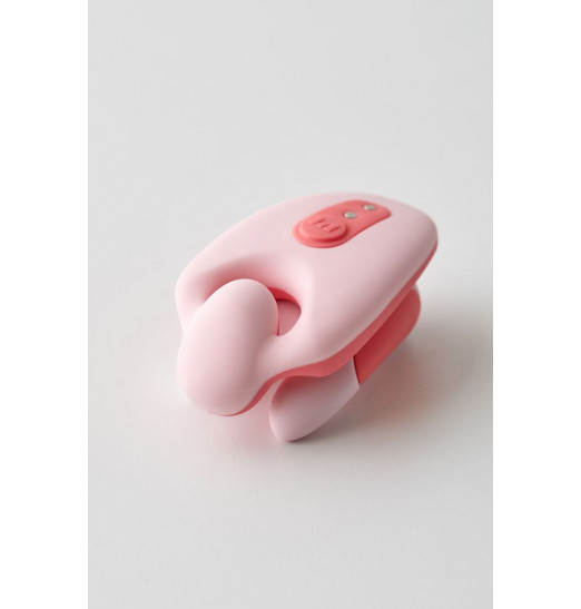 Розовый портативный клиторальный вибратор Divvy Розовый портативный клиторальный вибратор Divvy