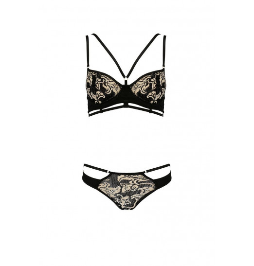 Соблазнительный комплект Victoria с декоративными бретелями Соблазнительный комплект Victoria с декоративными бретелями