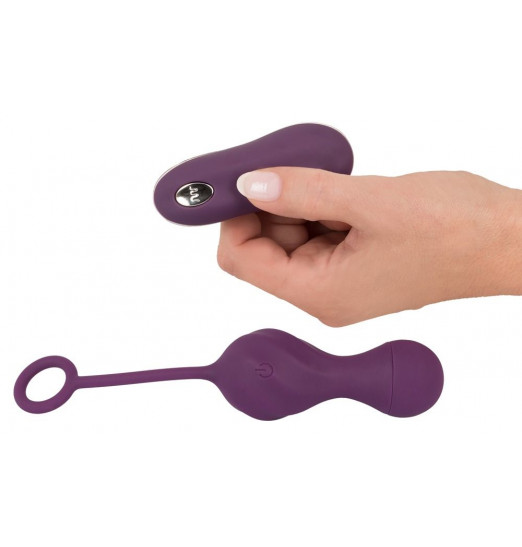 Фиолетовые вагинальные виброшарики Remote Controlled Love Balls Фиолетовые вагинальные виброшарики Remote Controlled Love Balls