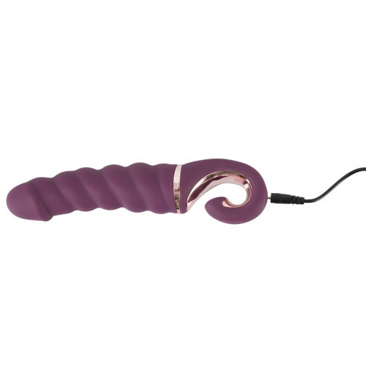 Фиолетовый вибратор Shaking Vibrator - 21 см. Фиолетовый вибратор Shaking Vibrator - 21 см.
