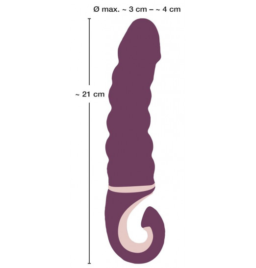 Фиолетовый вибратор Shaking Vibrator - 21 см. Фиолетовый вибратор Shaking Vibrator - 21 см.