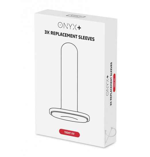 Набор из 3 узких сменных рукавов для мастурбатора Onyx