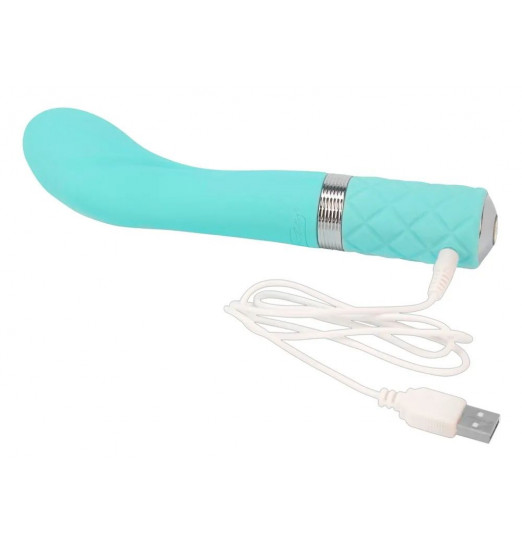 Мятный изогнутый вибратор Sassy - 20 см. Мятный изогнутый вибратор Sassy - 20 см.