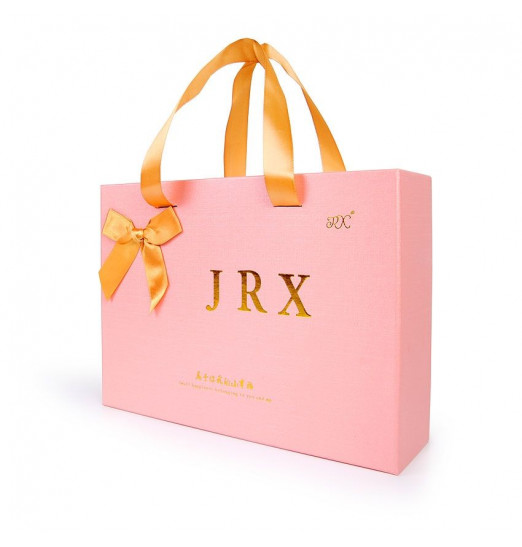 Ярко-розовый реалистичный вибратор-кролик JRX - 25 см.