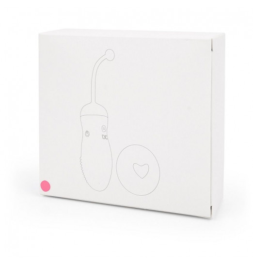 Розовое ребристое виброяйцо с пультом ДУ Розовое ребристое виброяйцо с пультом ДУ