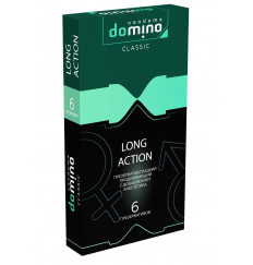 Презервативы с пролонгирующим эффектом DOMINO Classic Long action - 6 шт.