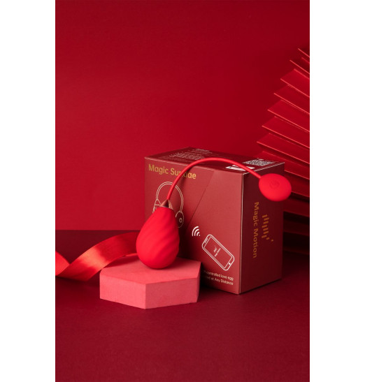 Красное виброяйцо Magic Motion Sundae