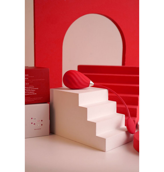 Красное виброяйцо Magic Motion Sundae