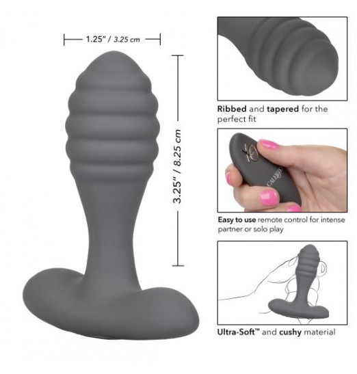 Серый вибронабор Silicone Remote Adventure Set