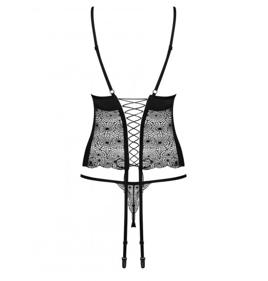 Соблазнительный корсаж Sharlotte со шнуровкой Соблазнительный корсаж Sharlotte со шнуровкой