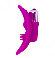 Нежный вибростимулятор для клитора Love Rider на ремешках