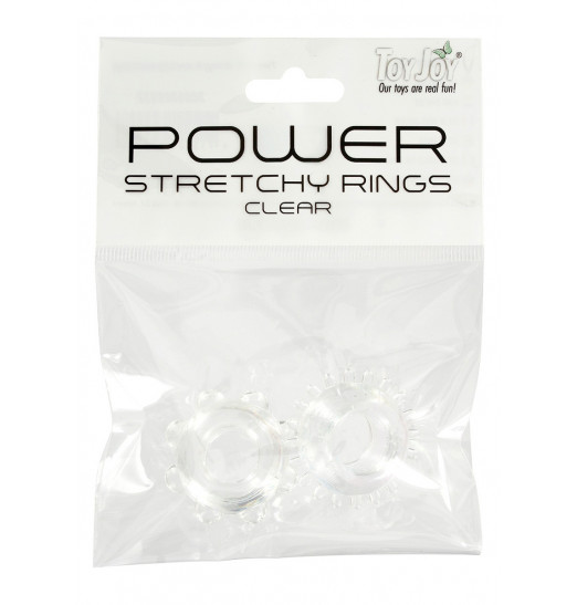 Набор прозрачных эрекционных колец POWER STRETCHY Набор прозрачных эрекционных колец POWER STRETCHY