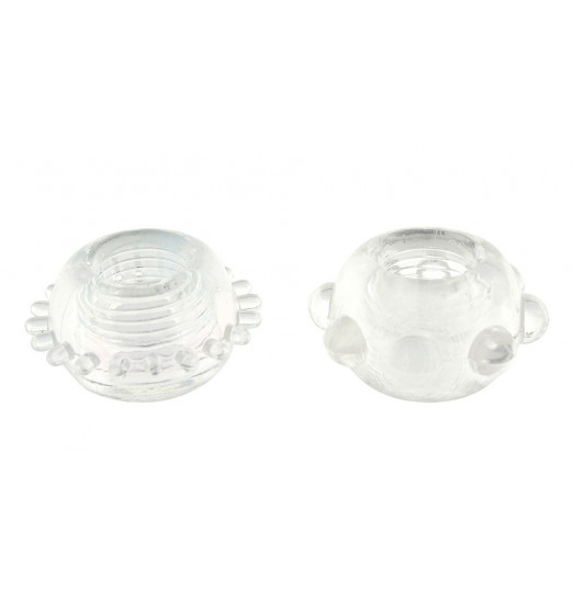 Набор прозрачных эрекционных колец POWER STRETCHY