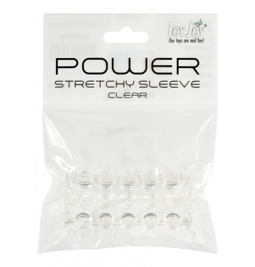 Прозрачная рельефная насадка POWER STRETCHY Прозрачная рельефная насадка POWER STRETCHY