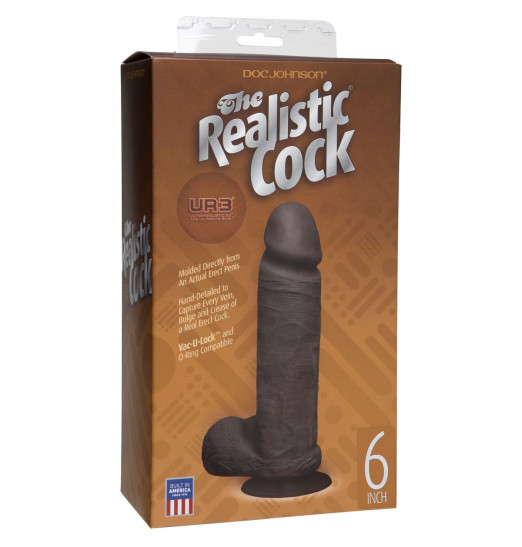 Реалистичный фаллоимитатор The Realistic Cock ULTRASKYN 6” - 17,3 см. Реалистичный фаллоимитатор The Realistic Cock ULTRASKYN 6” - 17,3 см.