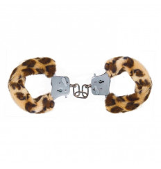 Наручники с леопардовым мехом Furry Fun Cuffs Leopard