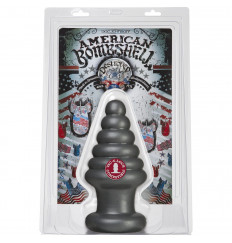 Анальная пробка Destroyer Gun Metal - 22,8 см.